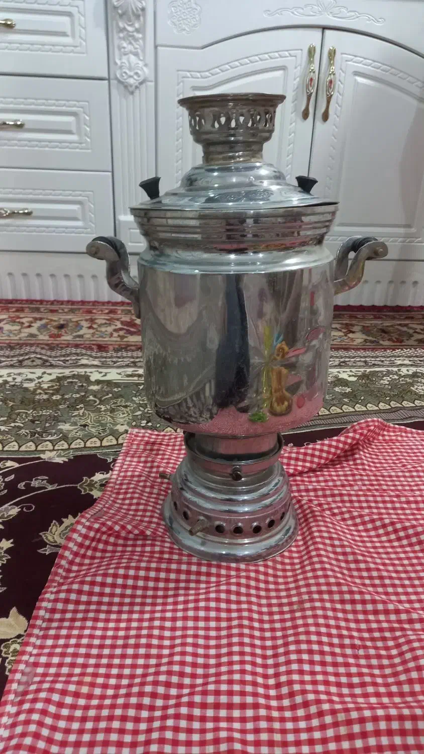 سماور استیل ۱۰ لیتری|سماور، چای‌ساز، قهوه‌ساز|ماکو, |دیوار