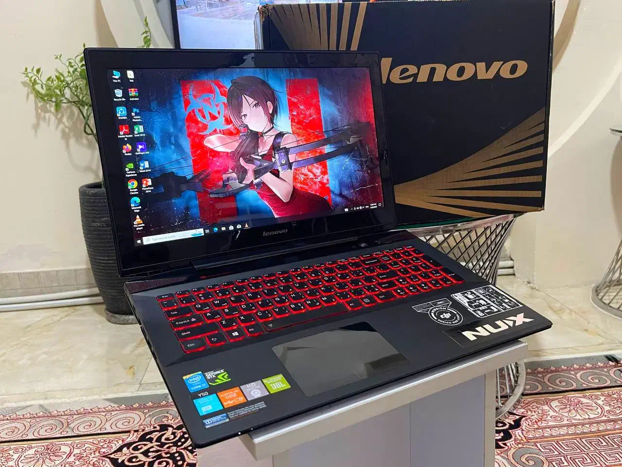 لپتاپ گیمینگ لنوو i7HQ گرافیکGTX4 هارد۱ترا رم۱۶ 4K|رایانه همراه|قزوین, |دیوار