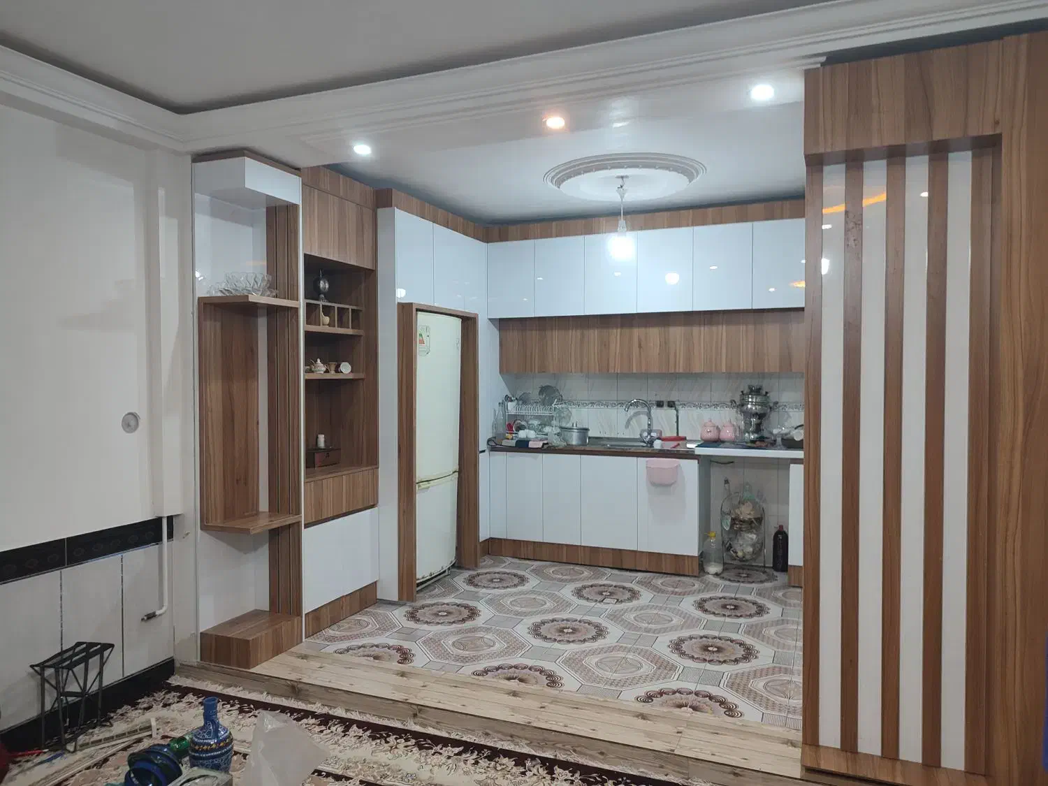 کابینت و کمد دیواری|کتابخانه، شلف، قفسه‌های دیواری|نهاوند, |دیوار