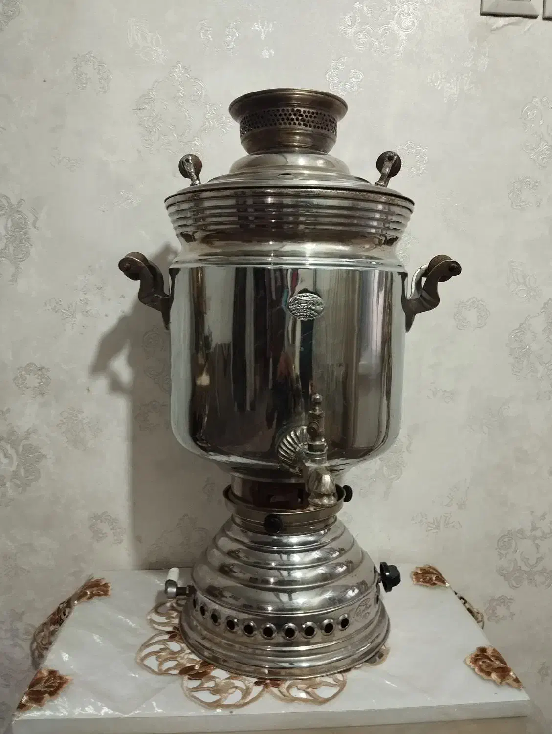 سماور قاضی ۲۰ لیتری|سماور، چای‌ساز، قهوه‌ساز|بهارستان, |دیوار