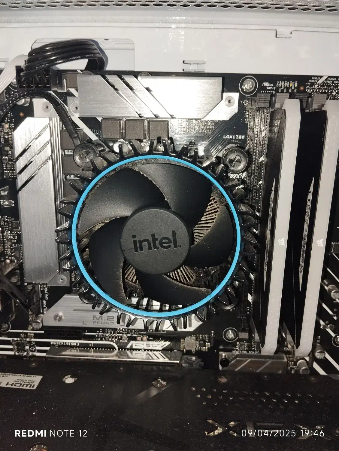 فن cpu اورجینال نسل ۱۲|قطعات و لوازم جانبی رایانه|ماکو, |دیوار