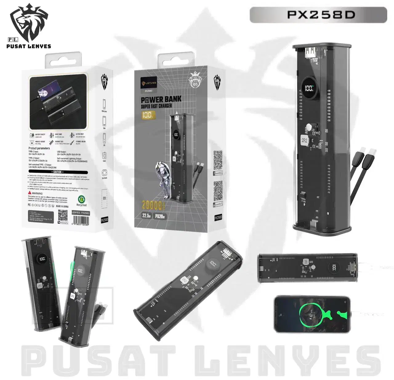 پاوربانک LENYES 20000|لوازم جانبی موبایل و تبلت|کرج, حصارک بالا|دیوار