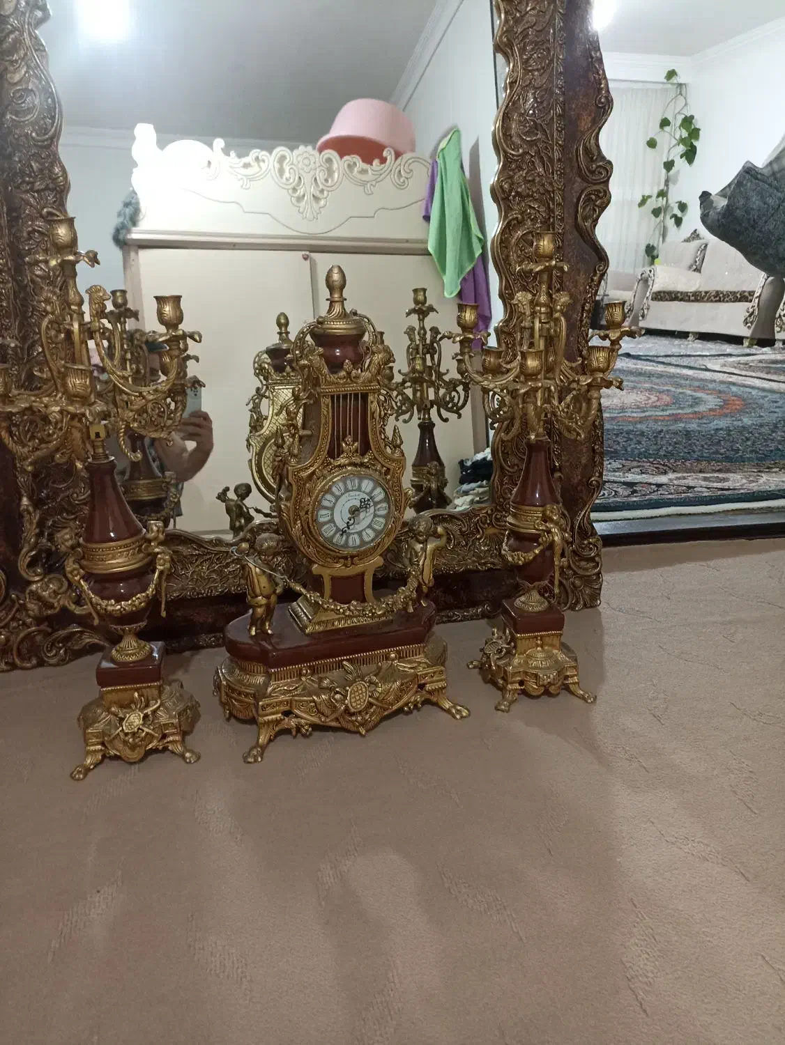 آینه شمدان|صنایع دستی و سایر لوازم تزئینی|ابهر, |دیوار