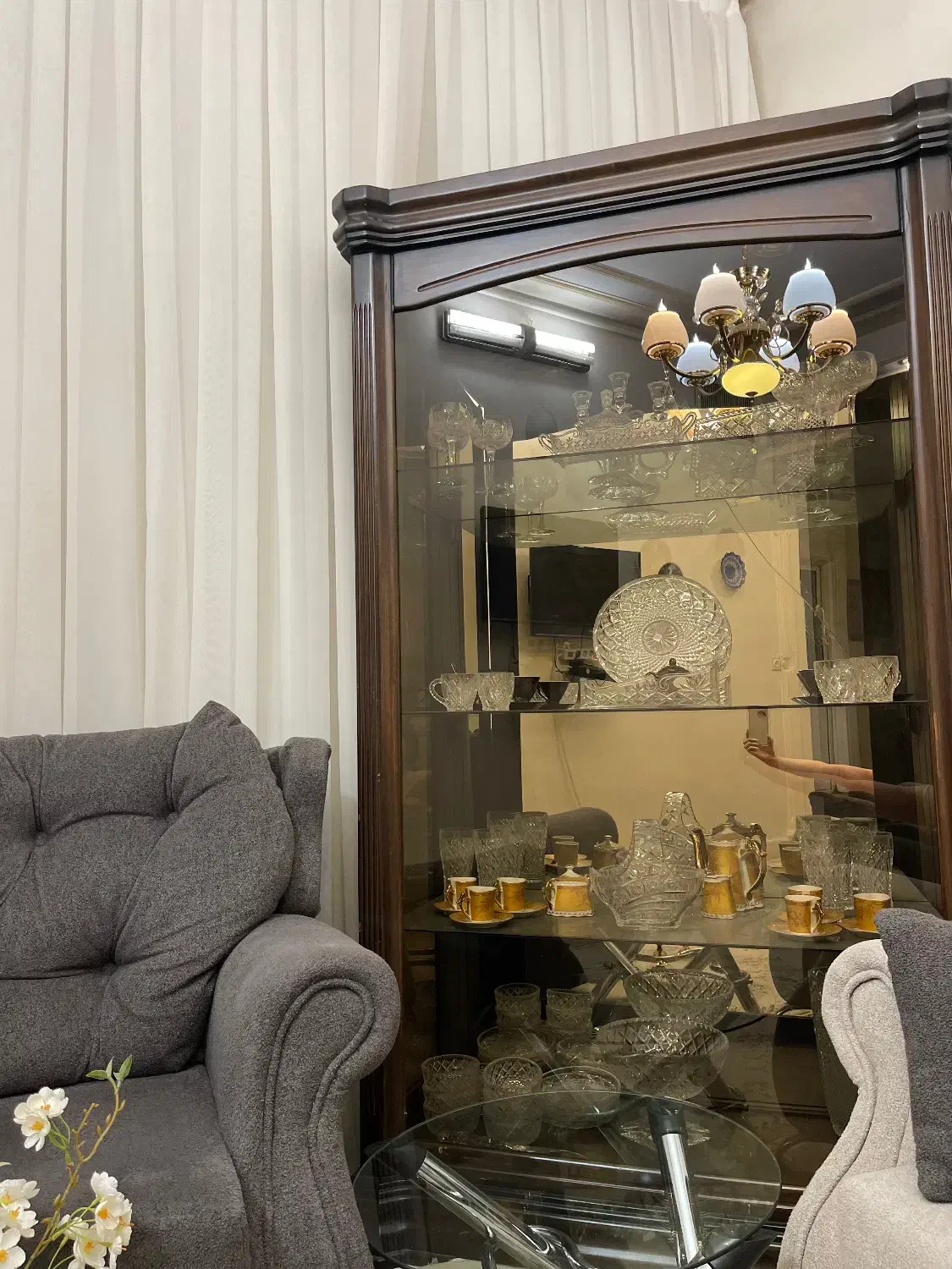 وبترین چوب راش|بوفه، ویترین، کنسول|قم, زنبیل آباد|دیوار