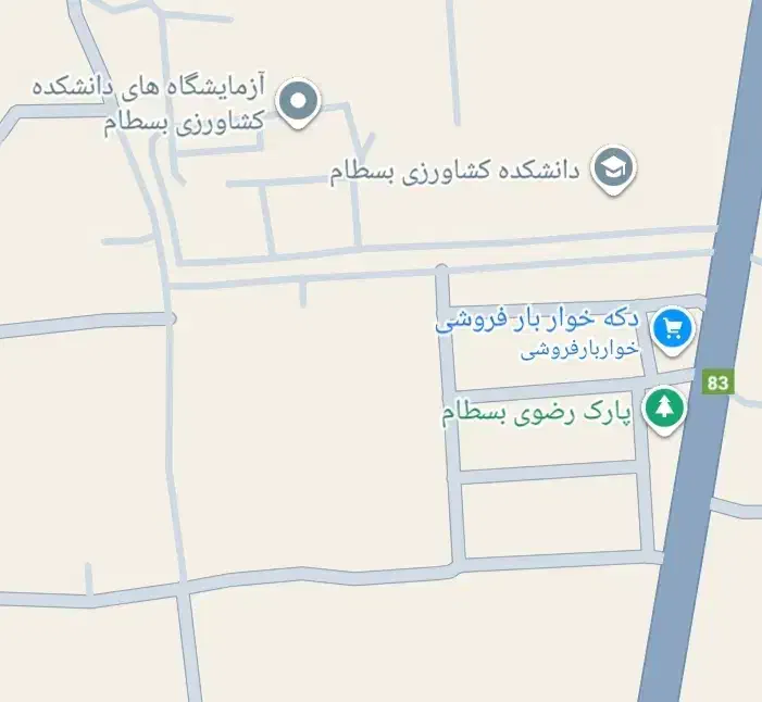 فروش زمین 125 متر در شهرک رضوی بسطام|فروش زمین و ملک کلنگی|بسطام, |دیوار