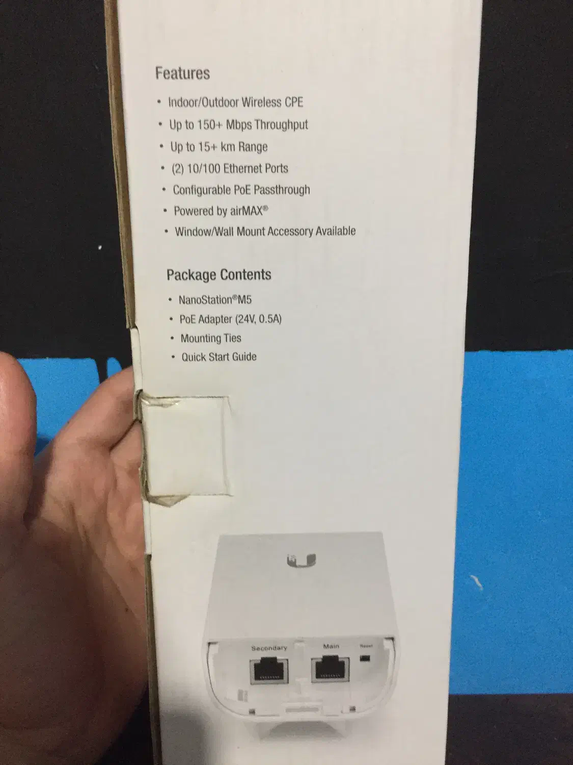 وایرلس نانو استیشن یوبیکیوتی Ubiquiti NSM5|مودم و تجهیزات شبکه|اهواز, ۲۴ متری|دیوار