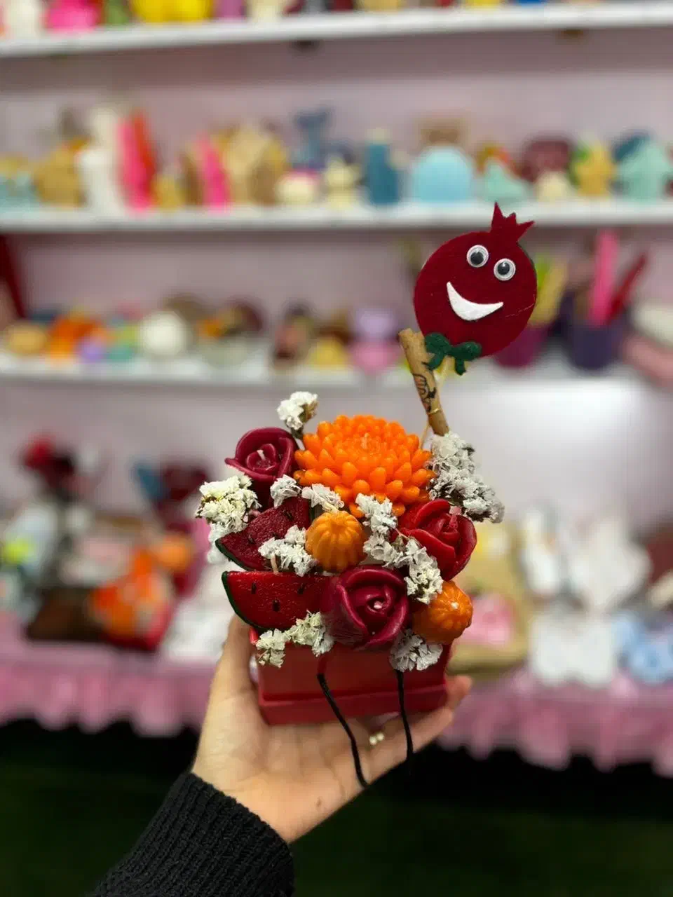 فروش گل های شمع مخصوص روز مادر و شب یلدا|صنایع دستی و سایر لوازم تزئینی|بندر انزلی, آخرخط|دیوار