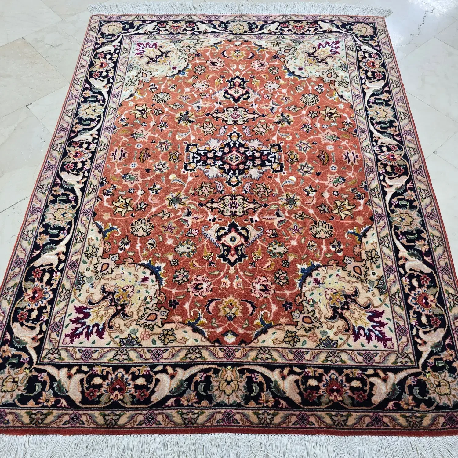 فرش دستباف تبریز زرنیم|فرش|تهران, ونک|دیوار