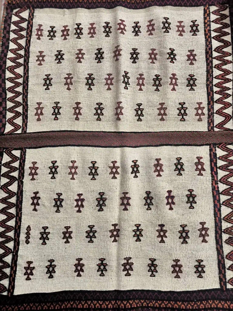 گلیم سفره قدیمی|گلیم، جاجیم، گبه|دهدشت, |دیوار