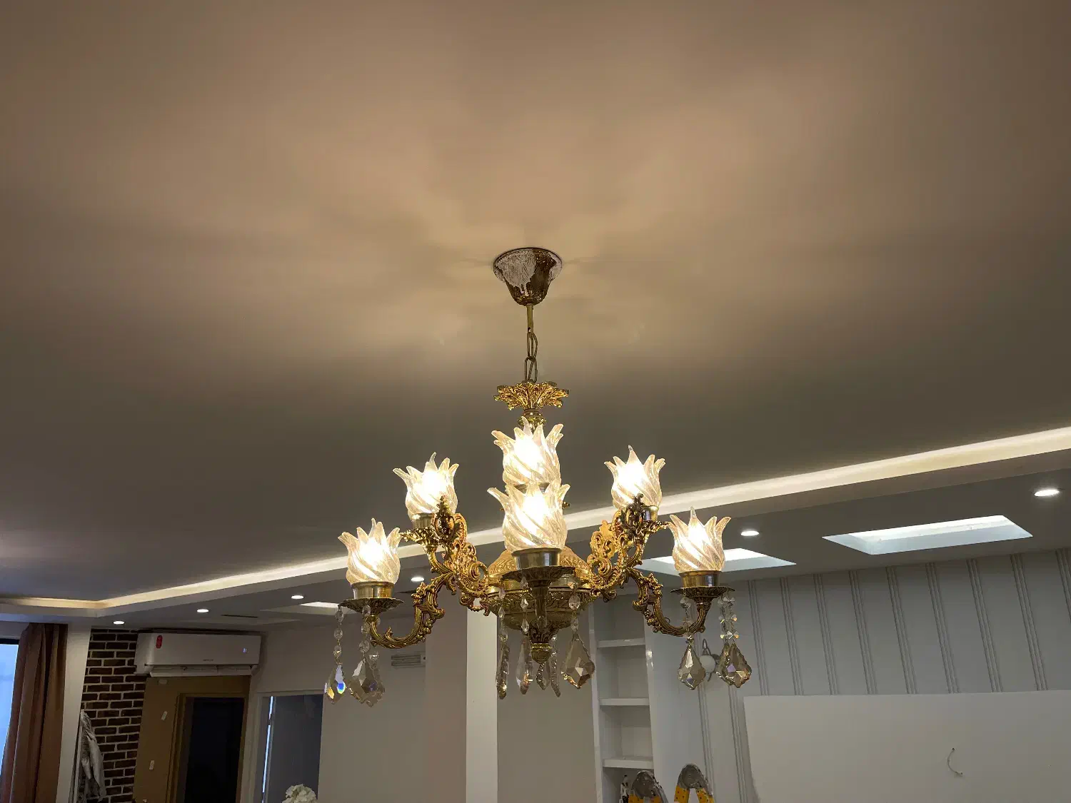 لوستر ۸ شعله ، دیوار کوب ، چراغ آویز سقفی ، مهتابی|لوستر و چراغ آویز|مشهد, هفت تیر (حافظ)|دیوار