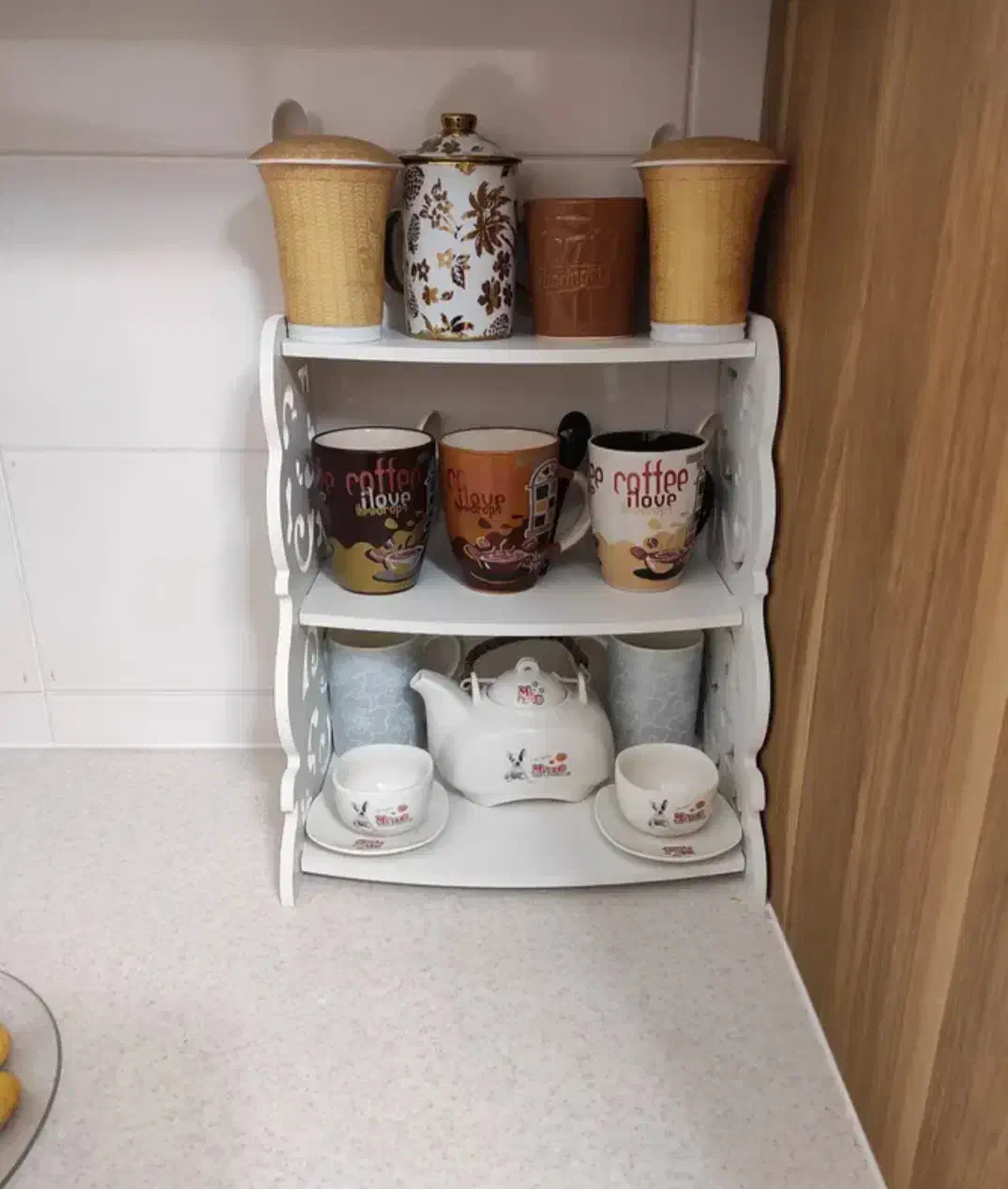 شلف رومیزی یا روکابینتی|کتابخانه، شلف، قفسه‌های دیواری|شاهین‌شهر, شهرک گلدیس|دیوار