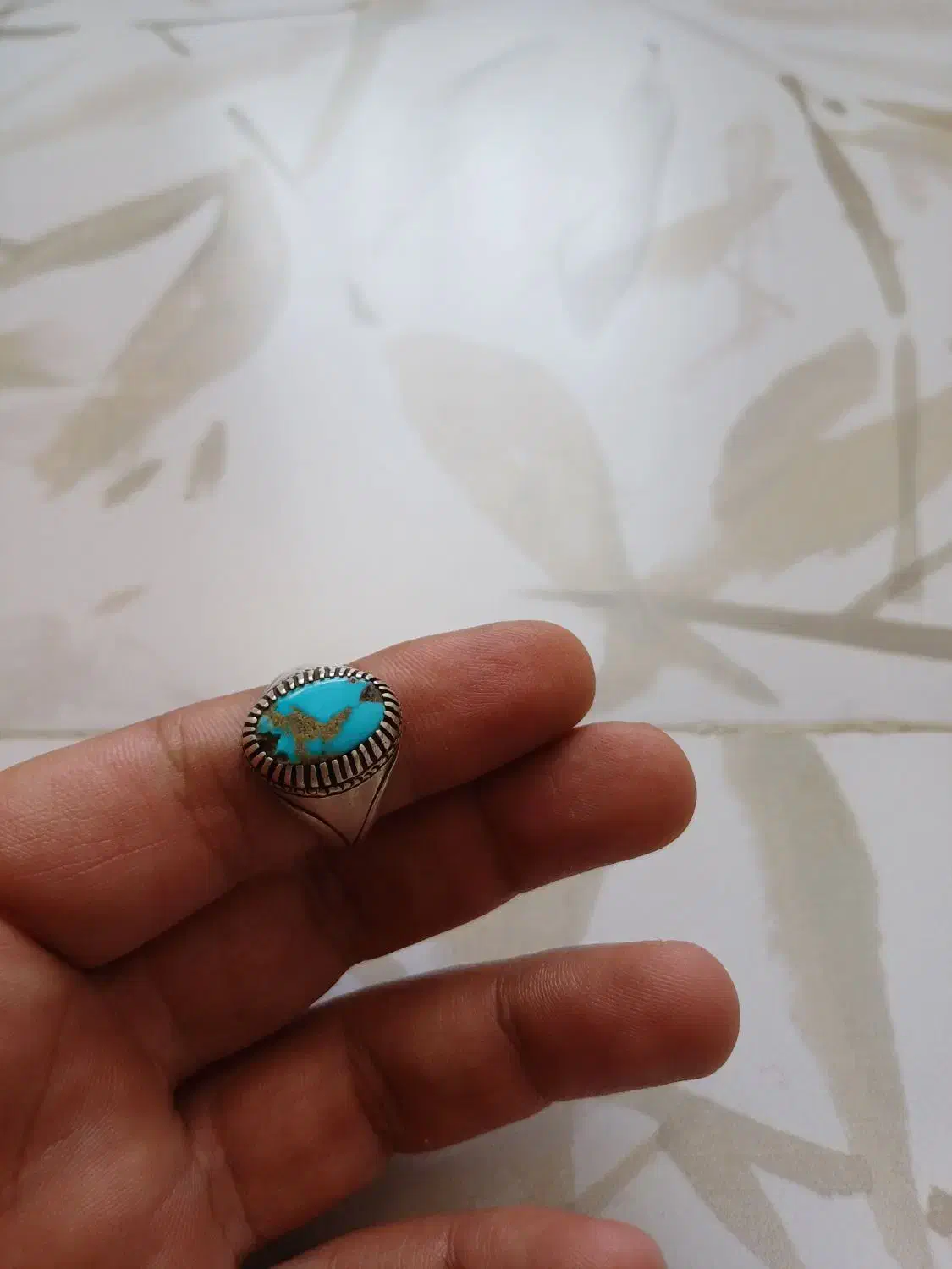 انگشتر فیروزه|جواهرات|نهاوند, |دیوار