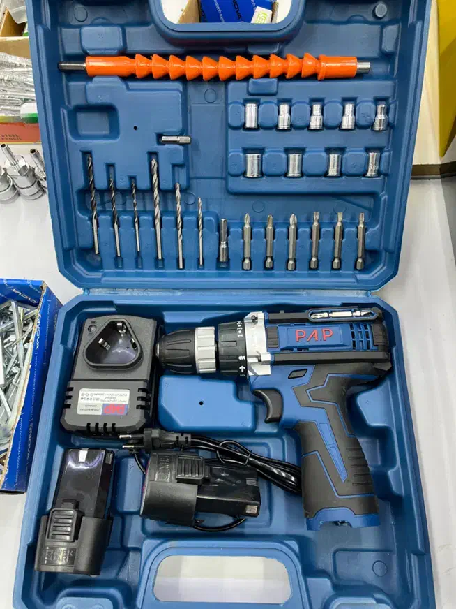 پیچ گوشتی شارژی 12V پی ای پی دو باتری|ابزارآلات|اهواز, باغ شیخ|دیوار