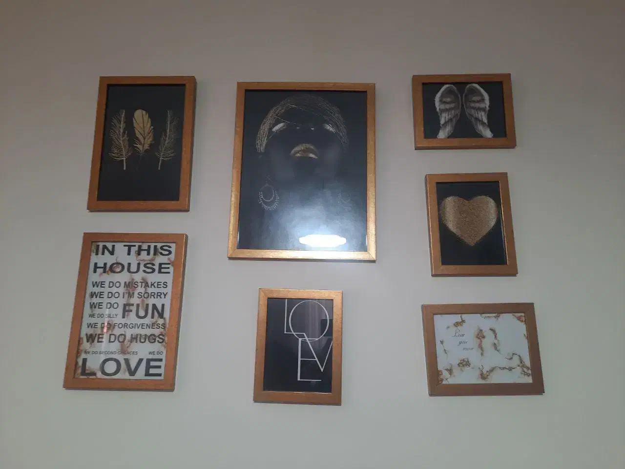 تابلو هفت تیکه|تابلو، نقاشی، عکس|ابهر, |دیوار