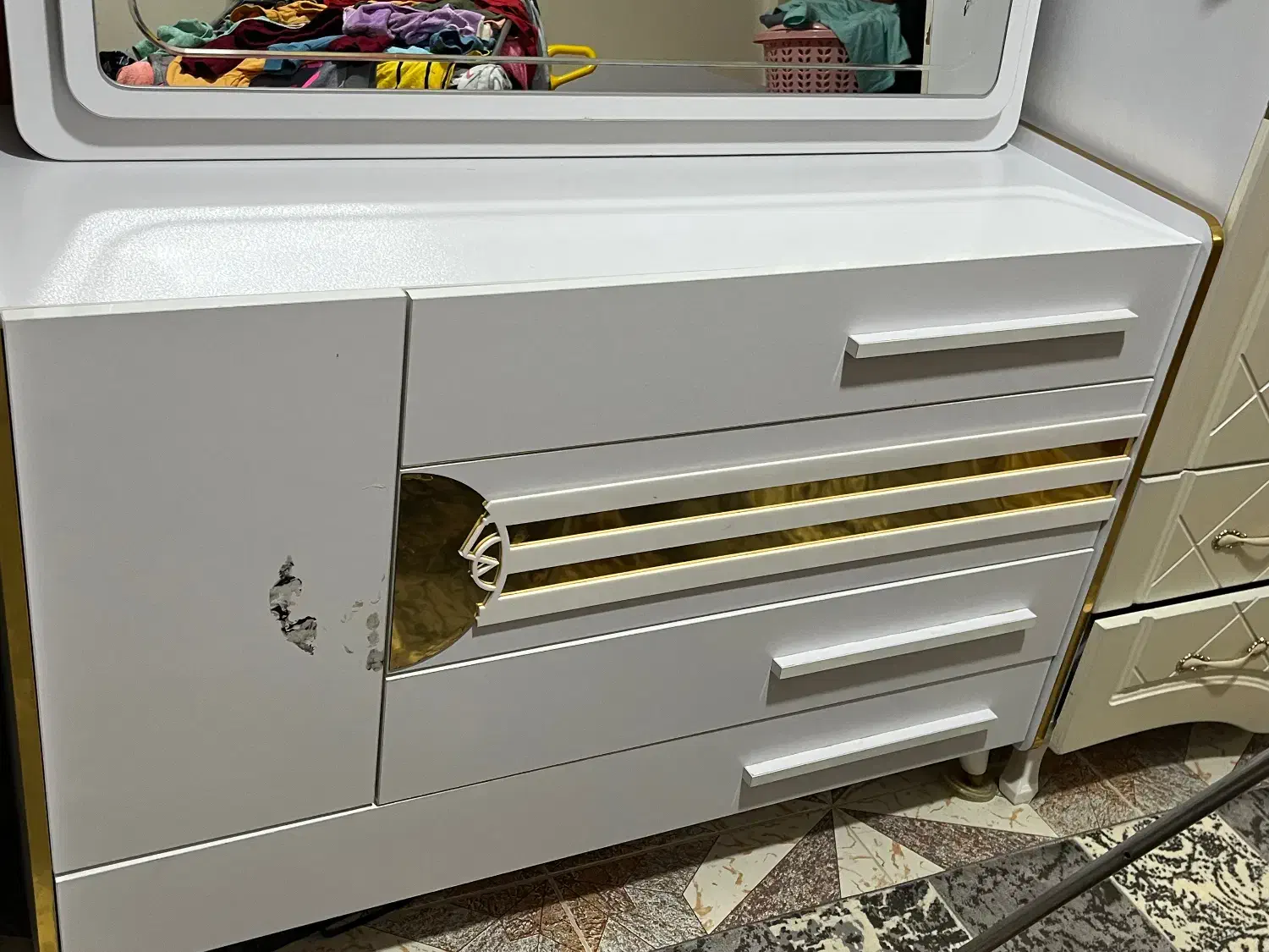 آیینه  و دراور|جاکفشی، کمد، دراور|بهارستان, |دیوار