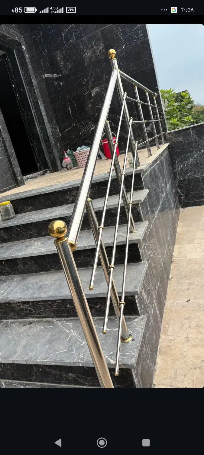 نرده شیشه ای نرده استیل نرده چوبی|مصالح و تجهیزات ساختمان|قائمشهر, |دیوار