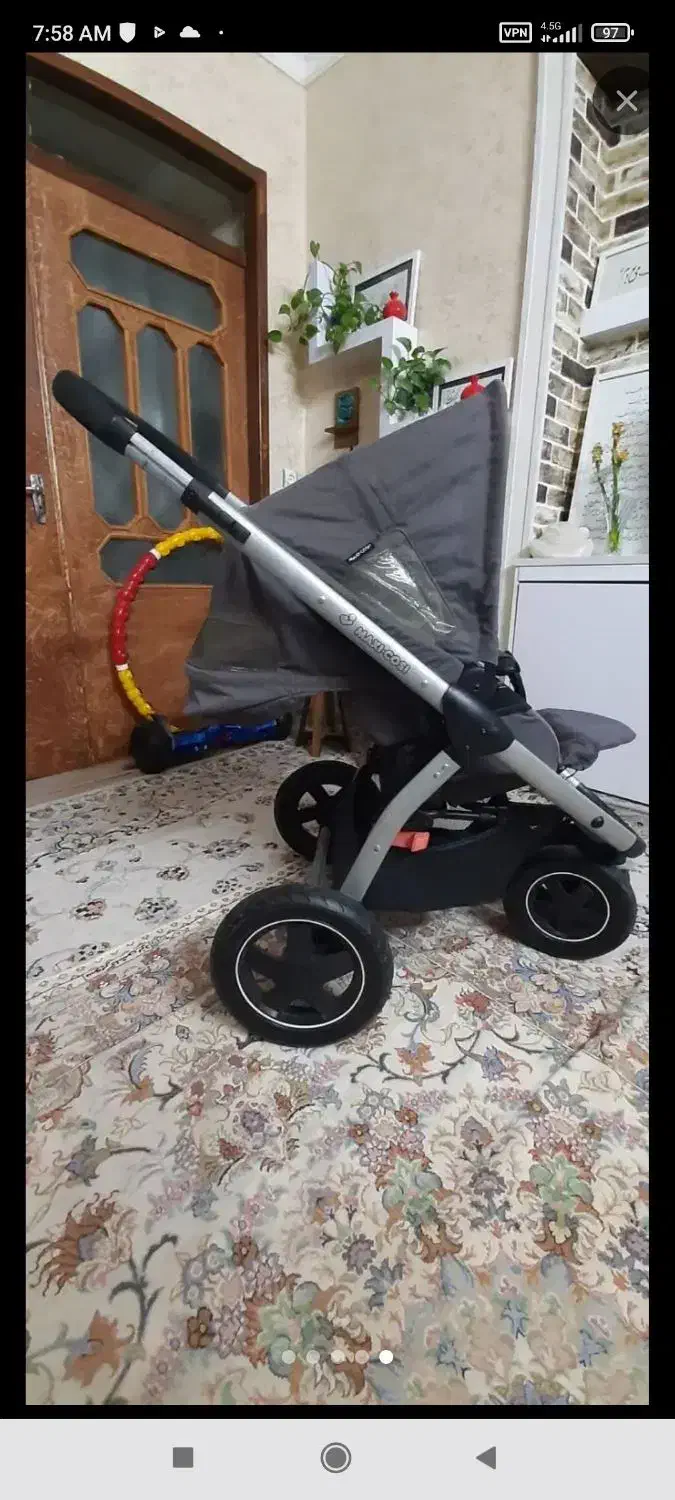 کالسکه مکسی کوزی مورا پلاس در حد نو|کالسکه و لوازم جانبی|مشهد, سجاد شهر|دیوار