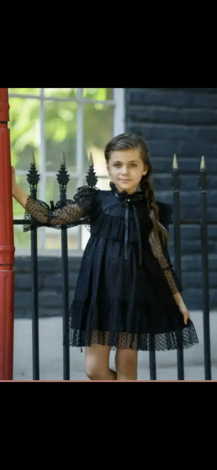 پیراهن مشکی بچگانه|کفش و لباس بچه|گلستان (تهران), |دیوار