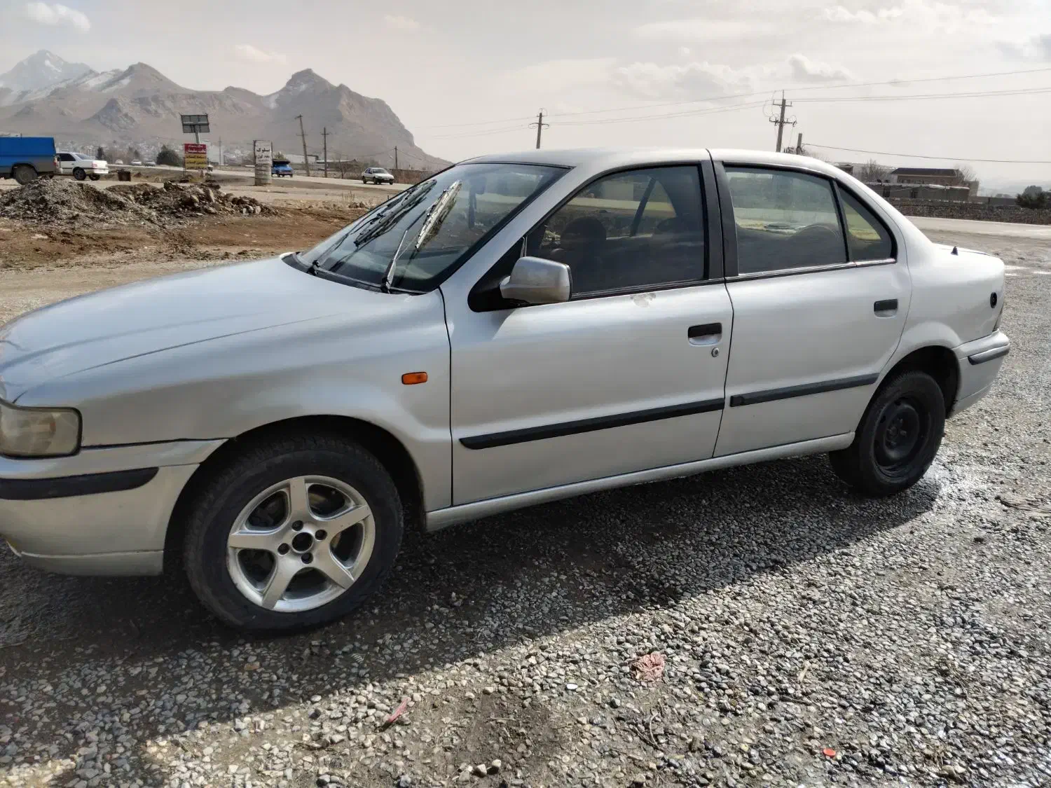 سمند نقره ای ۸۳|خودرو سواری و وانت|کرمانشاه, |دیوار