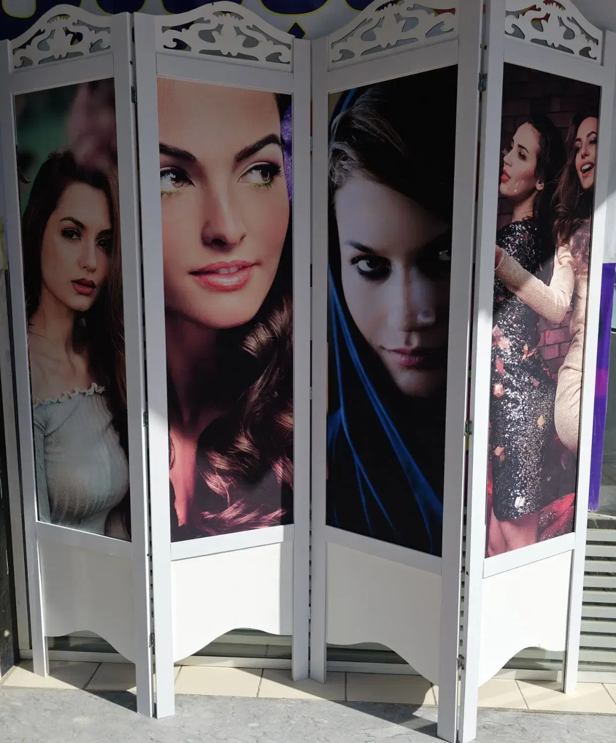 پارتیشن ارایشگاهی یک رو تصویر|آرایشگاه و سالن‌های زیبایی|کرج, گوهردشت|دیوار