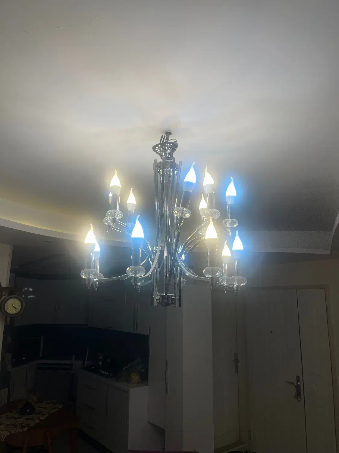 لوستر ۱۵شعله|لوستر و چراغ آویز|گرگان, |دیوار