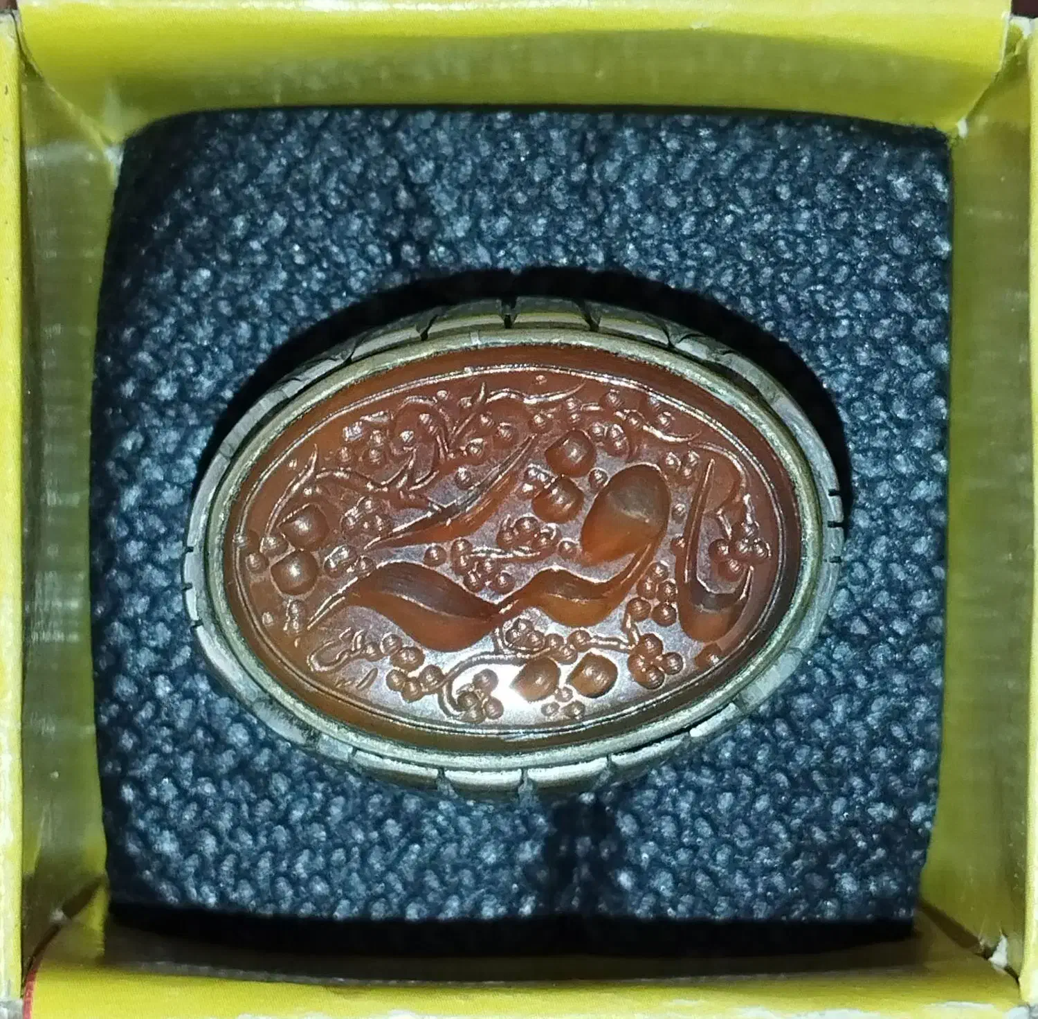 انگشتر عقیق یمنی نقره|جواهرات|خمینیشهر, |دیوار