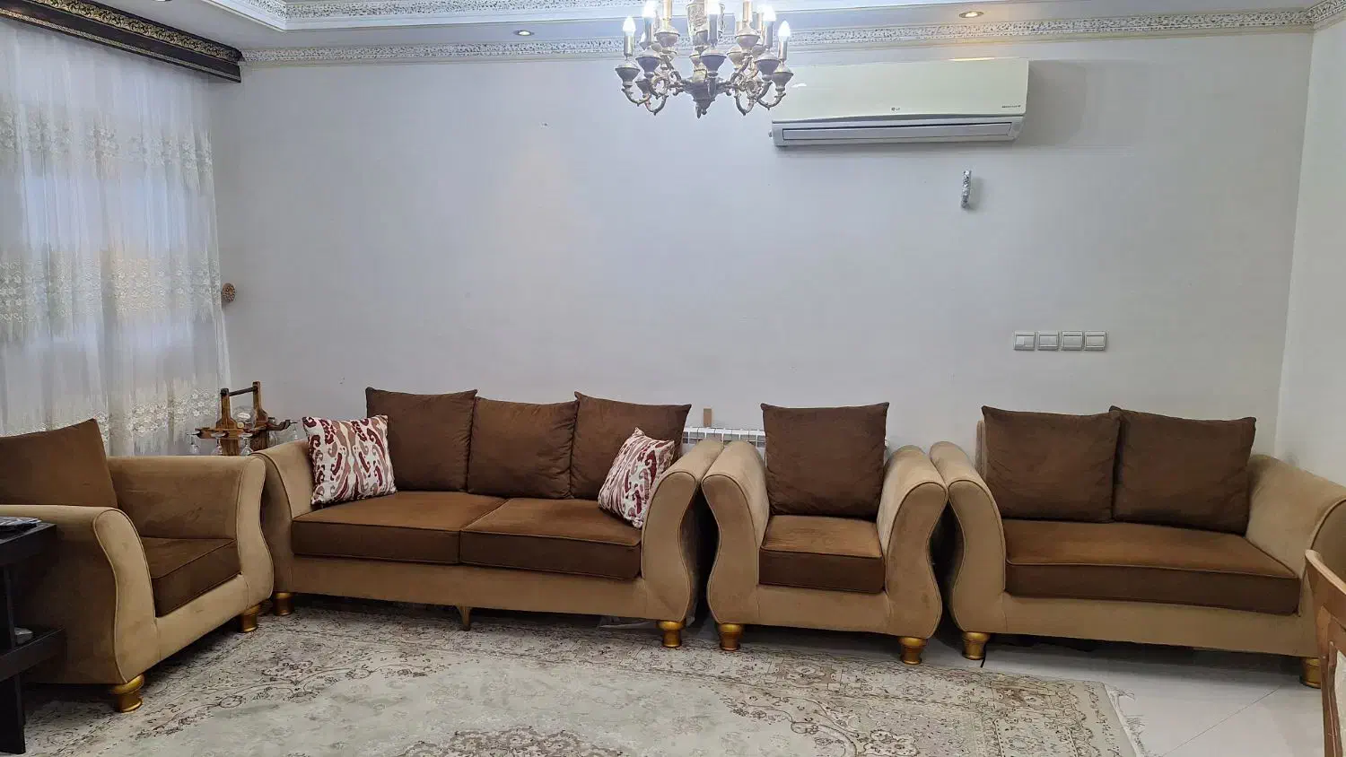 مبل راحتی ۷نفره|مبلمان خانگی و میز عسلی|تهران, دریاچه شهدای خلیج فارس|دیوار