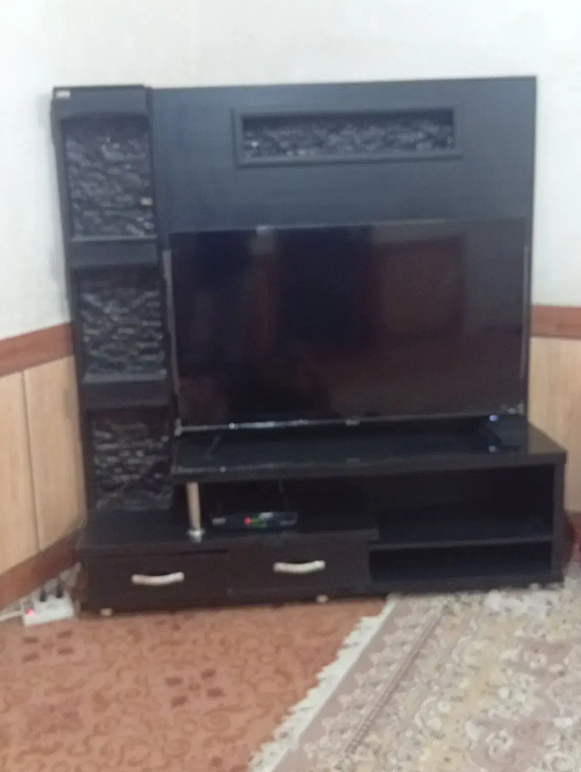 زیر تلویزیون چوبی|میز تلویزیون|کازرون, |دیوار