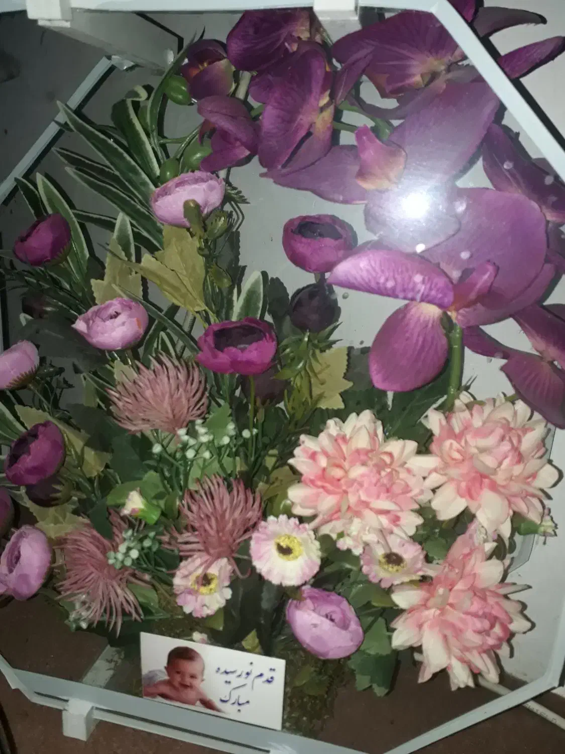 دو باکس گل کادویی کاملن نو|گل مصنوعی|سنندج, |دیوار