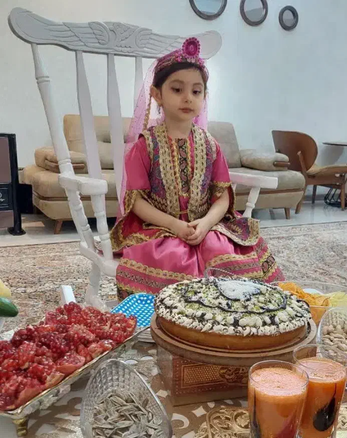 لباس سنتی بچه گانه برای یلدا و تولد|لباس|مشهد, زمرد|دیوار