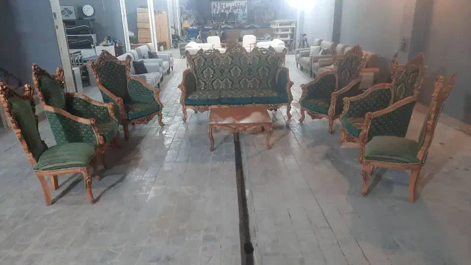 مبلمان استیل زیبا و تضمینی // مبلمان دل آرام //|مبلمان خانگی و میز عسلی|نجف‌آباد, گلدشت|دیوار