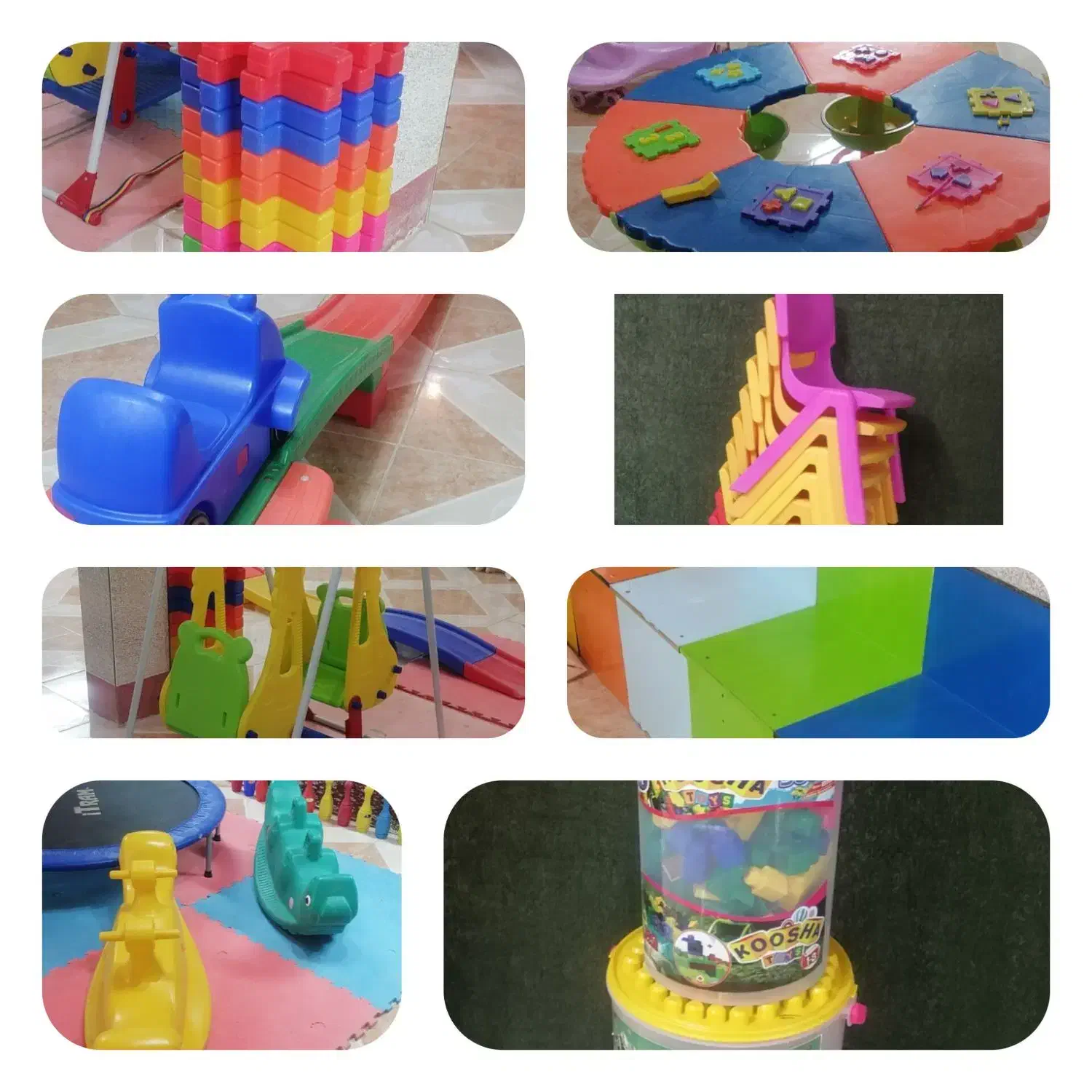 فروش فوری تجهیزات خانه بازی و مهدکودک|اسباب‌بازی بچه|مشهد, عبادی|دیوار