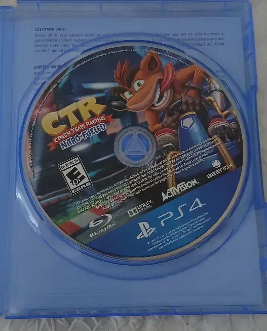 دیسک اورجینال کراش CTR برای ps4|کنسول، بازی ویدئویی و آنلاین|تربت‌حیدریه, رضاشهر|دیوار