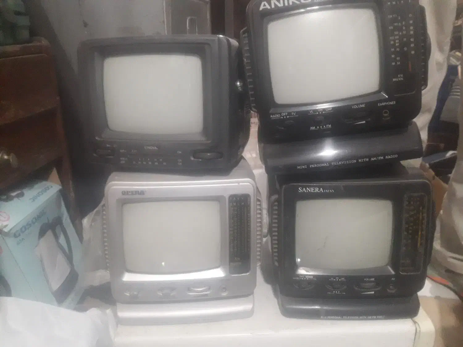 تعدادی تلویزیون ماشین قدیمی|تلویزیون و پروژکتور|گنبد کاووس, |دیوار