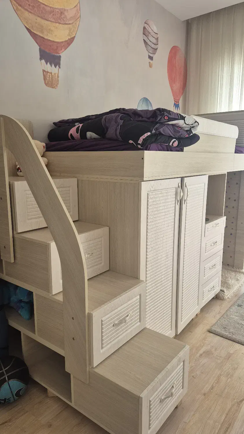 تخت وکمدکودک ونوجوان|تخت و سرویس خواب|مشهد, طرق|دیوار