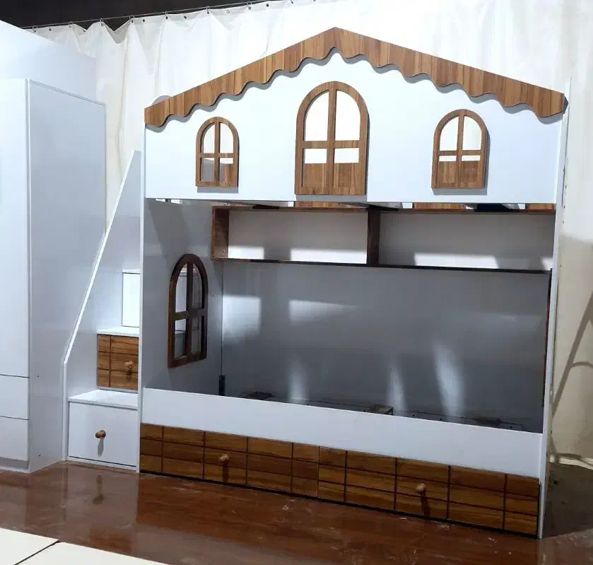 تخت دوطبقه مدل کارِن|تخت و سرویس خواب|اصفهان, بهارستان|دیوار