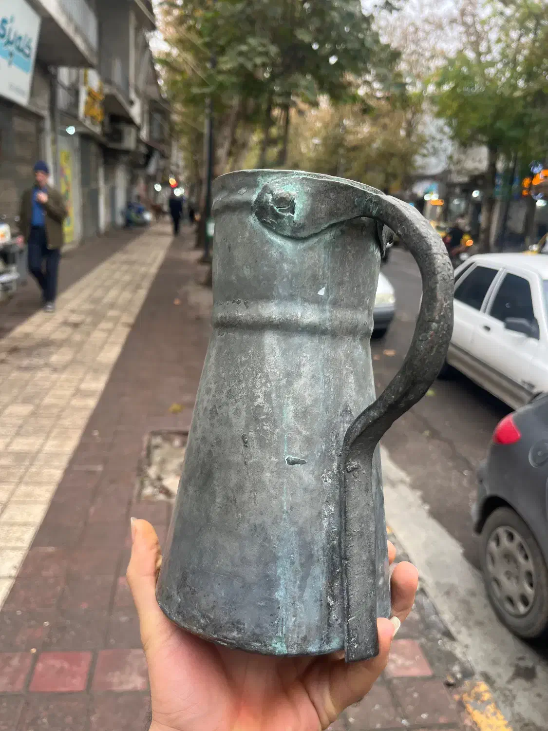 پارچ خیلی قدیمی مسی|کلکسیون اشیاء عتیقه|لاهیجان, یحی آباد|دیوار