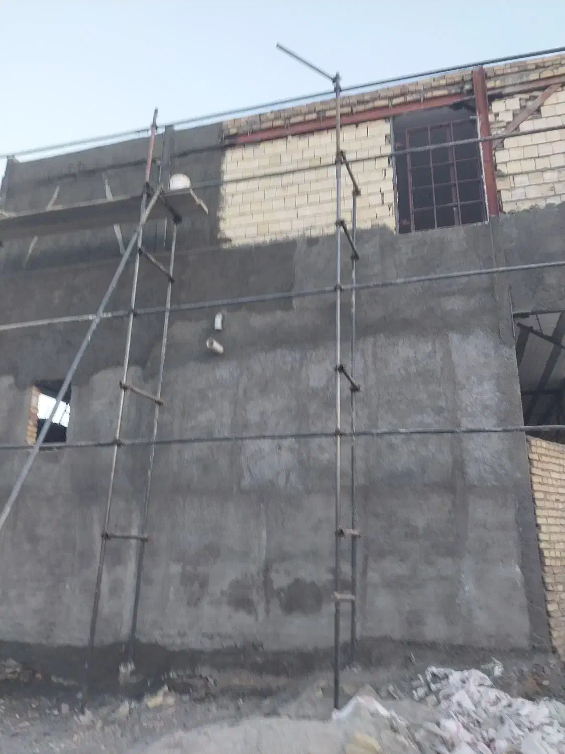 سیمان کاری و شیب بندی|خدمات پیشه و مهارت|نورآباد, |دیوار