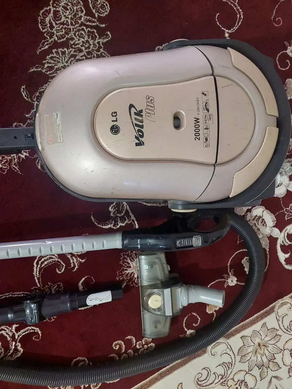 جارو برقی دوکاره همراه با بخار شور  ال‌جی|جاروبرقی، جارو شارژی، بخارشو|خرم‌آباد, |دیوار