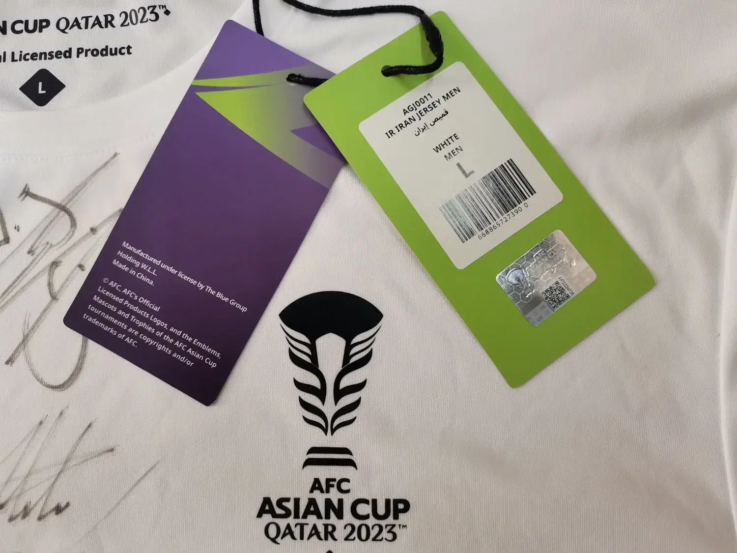 تیشرت امضاشده تیم ملی|کلکسیون و سرگرمی|چالوس, |دیوار