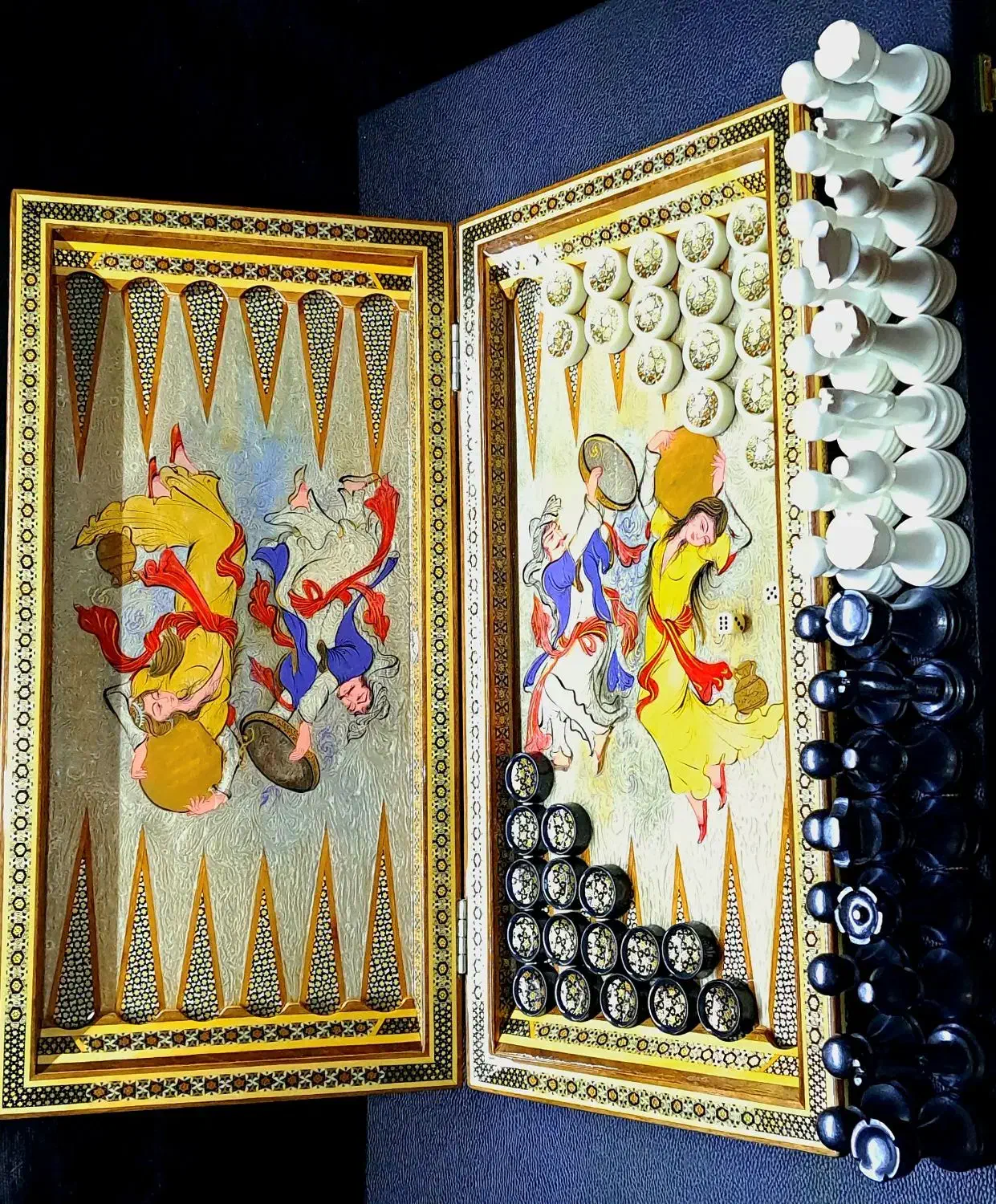 تخته نرد و صفحه شطرنج خاتم (بانو)|اسباببازی|تهران, تهرانسر غربی|دیوار