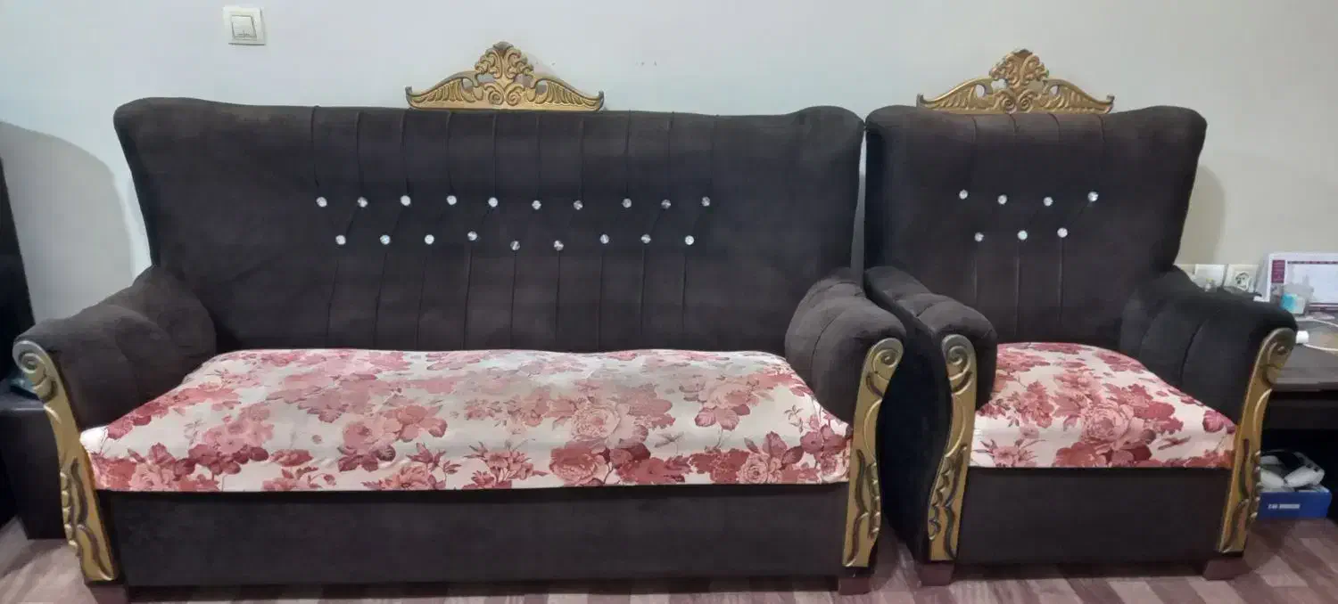 مبل ۷ نفره|مبلمان خانگی و میز عسلی|رباط‌کریم, رباط‌کریم|دیوار