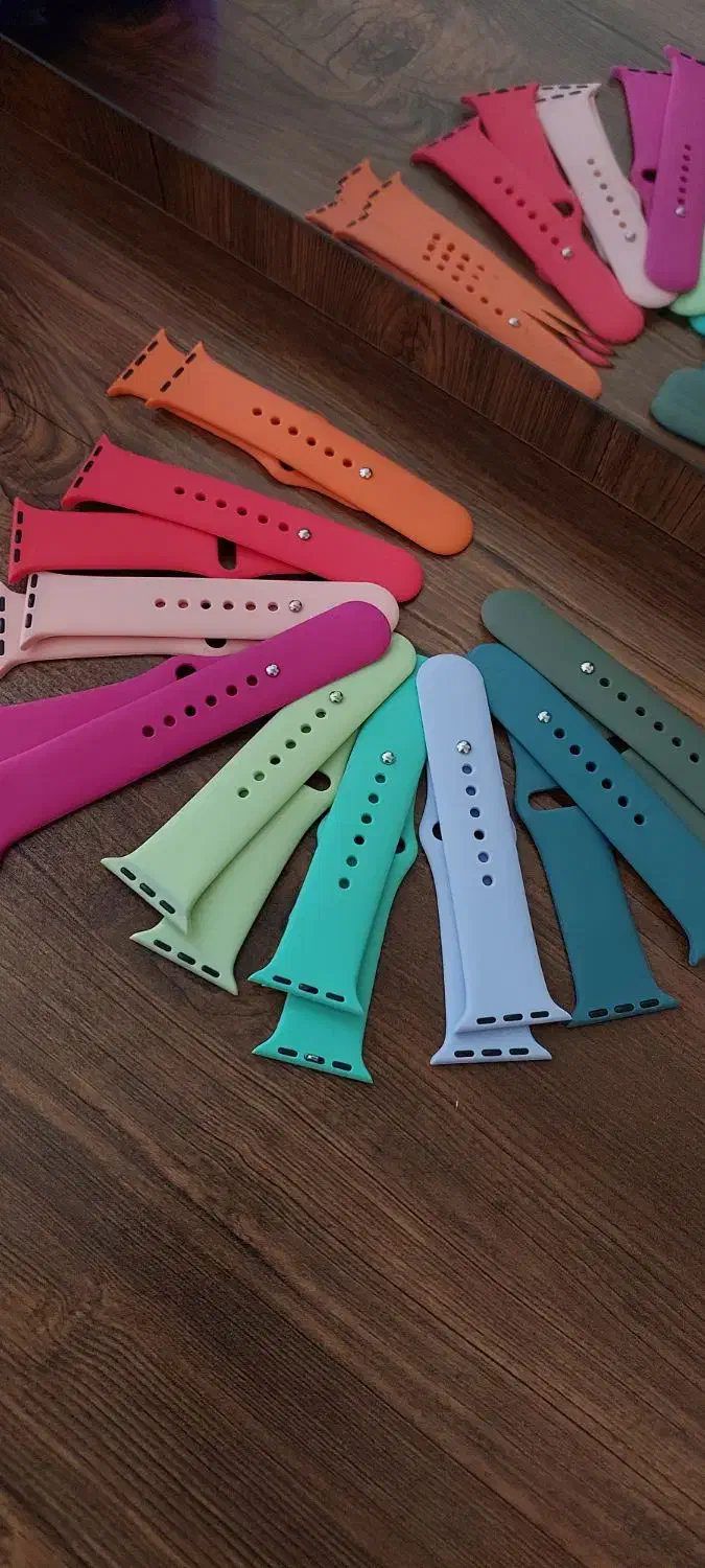 بند اپل واچ سیلیکونی|زیورآلات و اکسسوری|خرمآباد, |دیوار