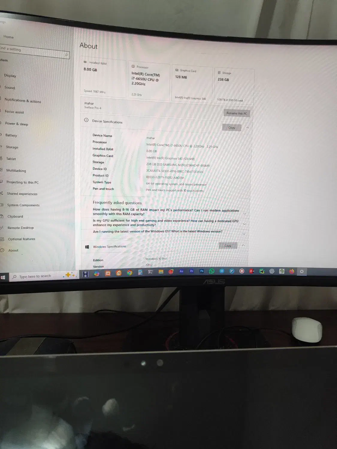 سرفیس پرو ۴ i7|رایانه همراه|قم, پردیسان|دیوار
