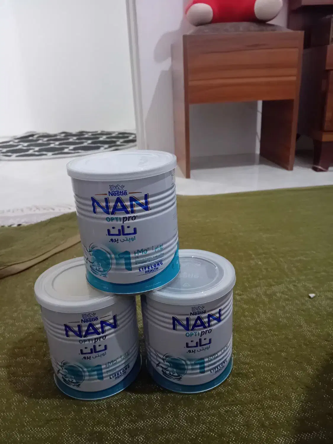 باسلام تعدادی قوطی شیرخشگ|ظروف نگهدارنده، پلاستیکی، یکبارمصرف|چهارباغ, |دیوار