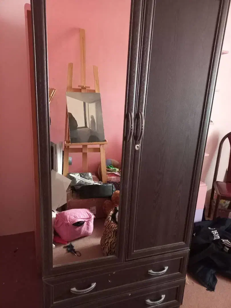 تخت و کمد و دراور دخترانه|تخت و سرویس خواب|گنبد کاووس, |دیوار