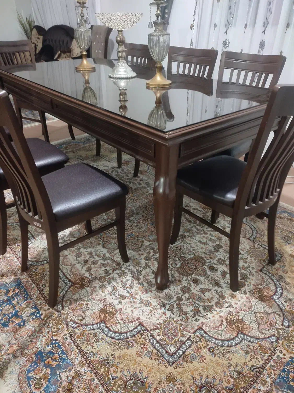 میز غذاخوری 8نفره جنس راش|میز و صندلی غذاخوری|ارومیه, |دیوار