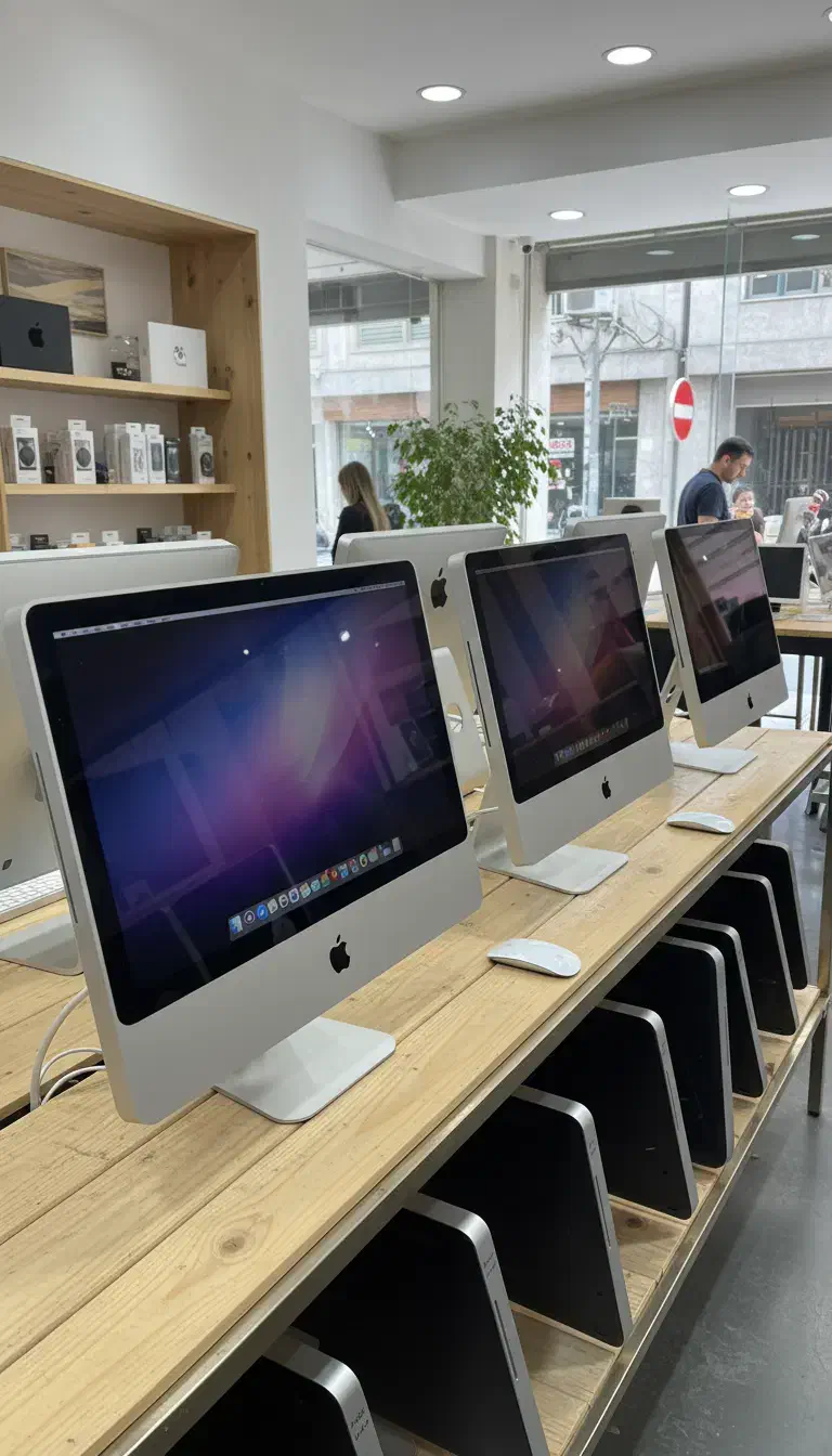 iMac all in one  ram6 کامپیوتر اپل|رایانه رومیزی|تبریز, |دیوار