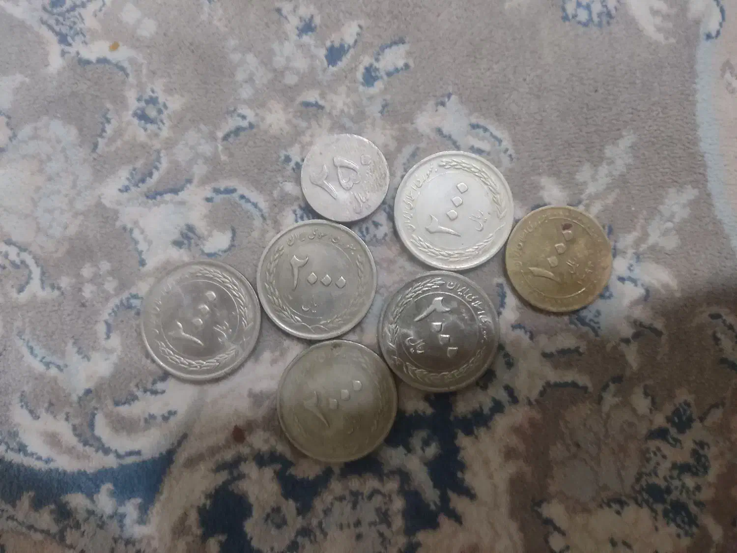 سکه ۲۵۰ریالی اصل و نقره دست ساز|کلکسیون سکه، تمبر، اسکناس|فردیس, شهرک شهید حسینی|دیوار