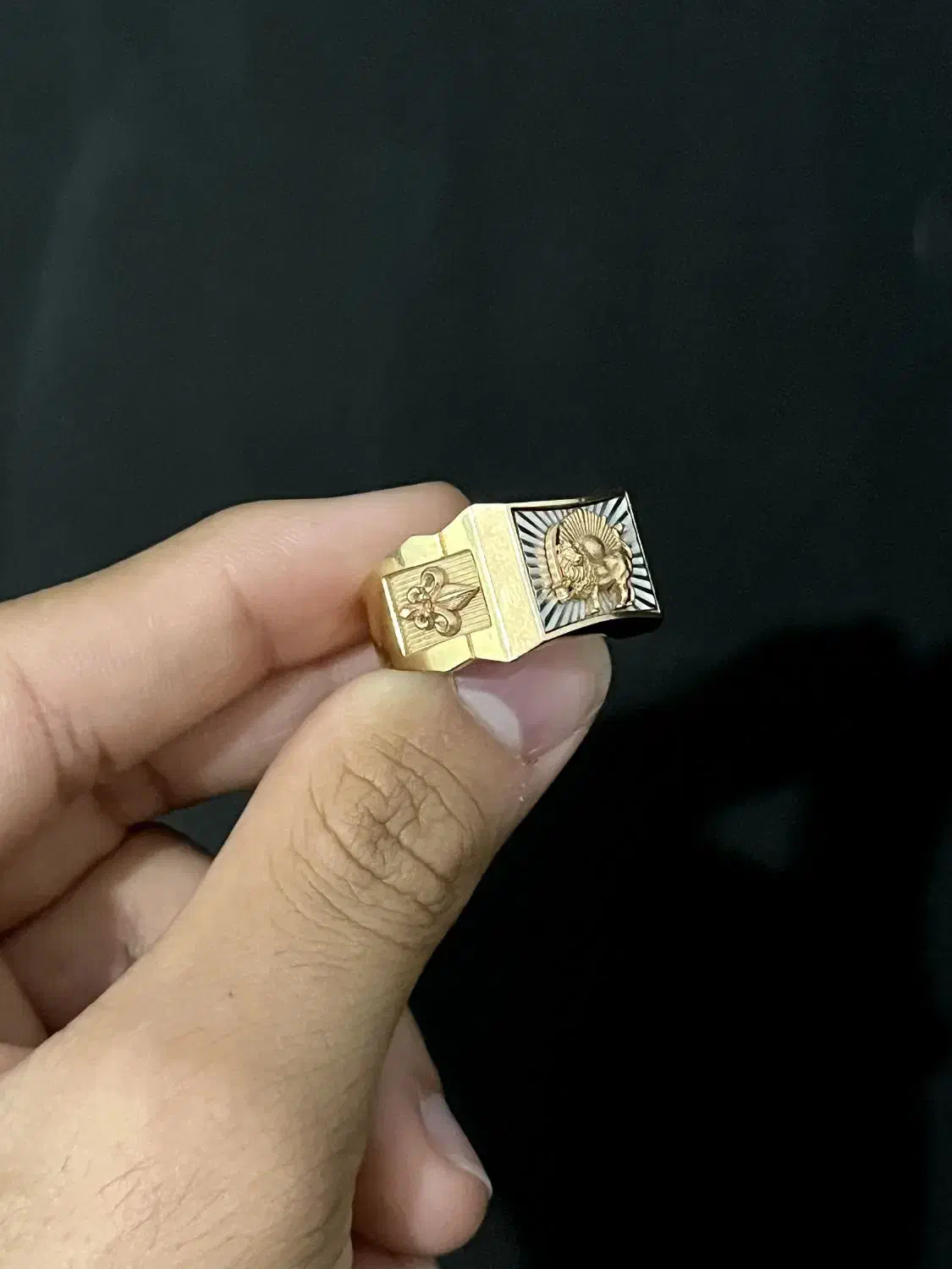 انگشتر شیر و خورشید|جواهرات|کرمانشاه, |دیوار